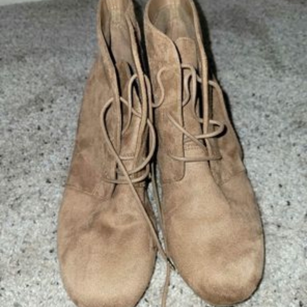 Wedge booties